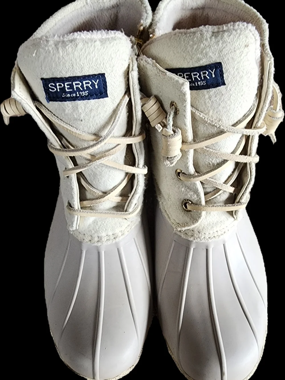 Sperry Women's White Duck Boots